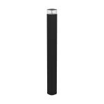 Eglo Sockellampe Castelnuovo Aluminium Schwarz| IP65- Geeignet für 1x GU10