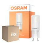 Mehrfachpackung 6x Osram LED Pin G9 Klar 1.9W 180lm - 827 Extra Warmweiß 