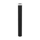 Eglo Sockellampe Castelnuovo Aluminium Schwarz| IP65- Geeignet für 1x GU10
